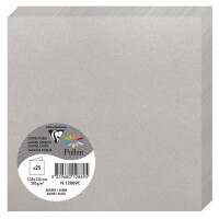 Pollen by Clairefontaine Doppelkarte 135 mm, silber