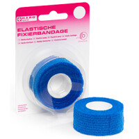 HARO Elastische Fixierbandage, 25 mm x 2,5 m, blau
