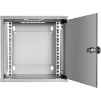 LogiLink 10" Wandgehäuse SoHo, montiert, 6 HE,...