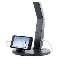 Hansa LED-Tischleuchte Vario Plus, silber