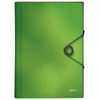 LEITZ Fächermappe Solid, A4, PP, 6 Fächer, schwarz