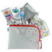 HERMA Reißverschlusstasche "Mesh Bags", 230 x 110 mm, orange