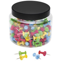WEDO Pinnwand-Nadeln, farbig sortiert, Kleinpackung