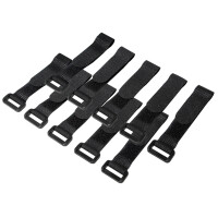 LogiLink Klett-Kabelbinder, 300 x 20 mm, gelb