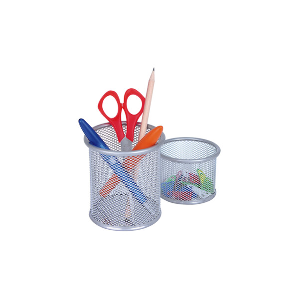 WEDO Stifteköcher-Set Office, aus Drahtmetall, schwarz
