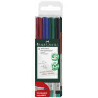 FABER-CASTELL NonPermanent-Marker MULTIMARK M, 4er Etui