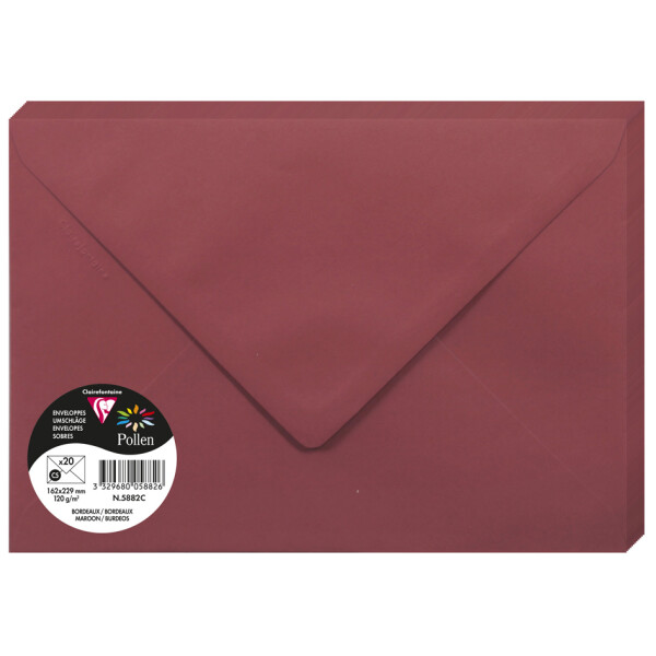 Pollen by Clairefontaine Briefumschlag C5, perlmutt-