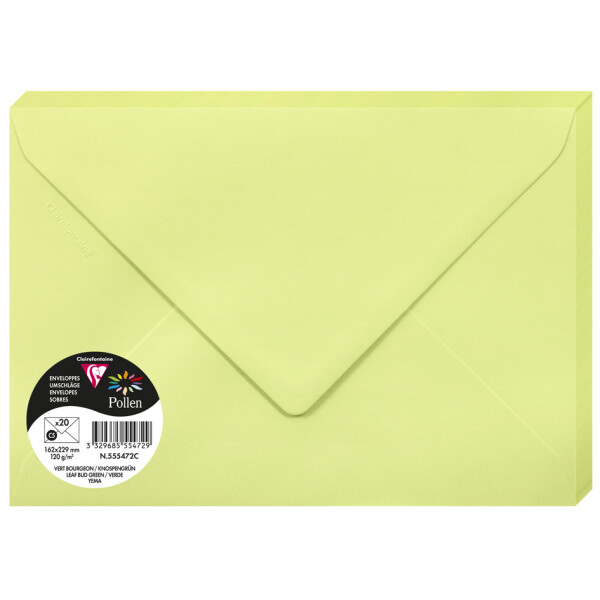 Pollen by Clairefontaine Briefumschlag C5, perlmutt-