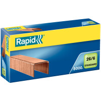 Rapid Heftklammern Standard 26 6, galvanisiert