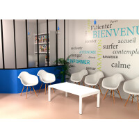 PAPERFLOW Beistelltisch easyDesk, quadratisch, buche...