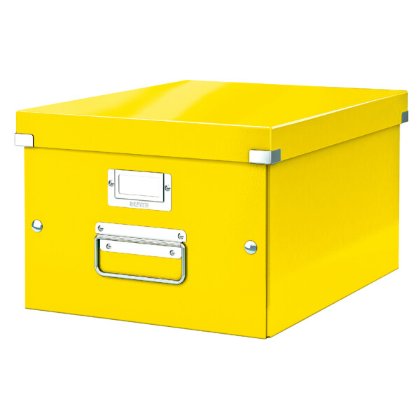 LEITZ Ablagebox Click & Store WOW, DIN A4, gelb