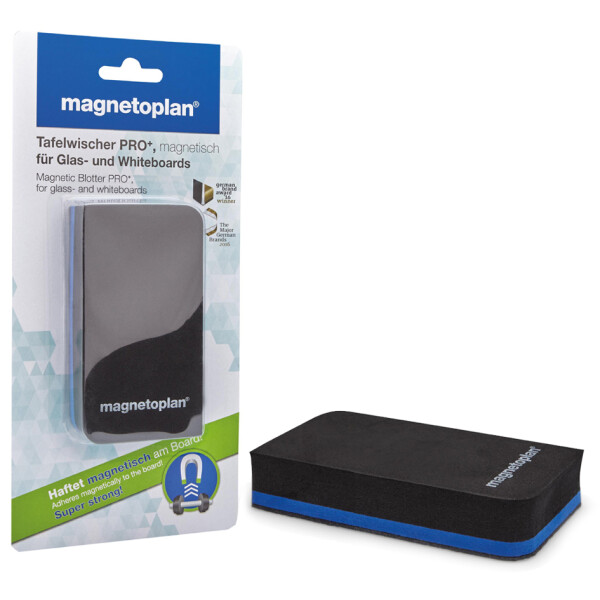 magnetoplan Tafellöscher PRO+, magnetisch, schwarz blau