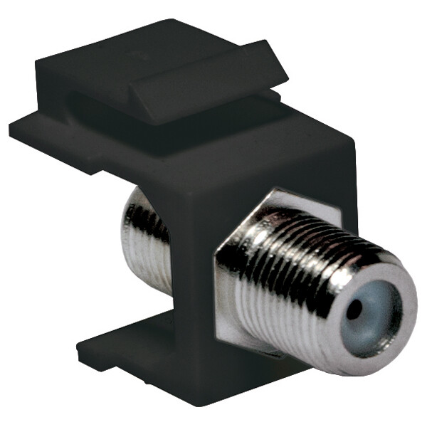 LogiLink Keystone Modul F-Kupplung, schwarz