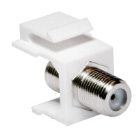 LogiLink Keystone Modul F-Kupplung, schwarz