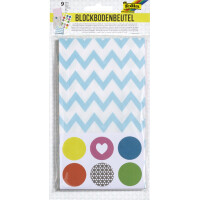 folia Papiertüten, 130 x 200 mm, mit Motiven, sortiert