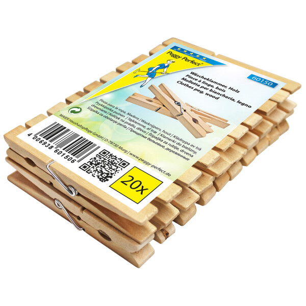 Peggy Perfect Wäscheklammern, aus Holz, Länge: 100 mm