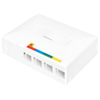 DIGITUS FTTX Leergehäuse für 4 x SC SX LC DX...