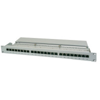 DIGITUS 19" Patch Panel Kat.5e, Klasse D, 16 x RJ45,...