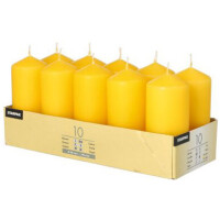 STARPAK Stumpenkerze, Durchmesser: 40 mm, rot