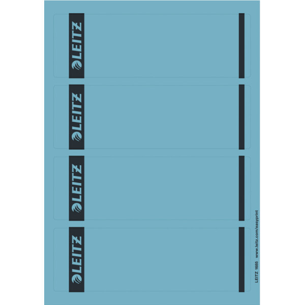 LEITZ Ordnerrücken-Etikett, 61 x 192 mm, kurz, breit, gelb