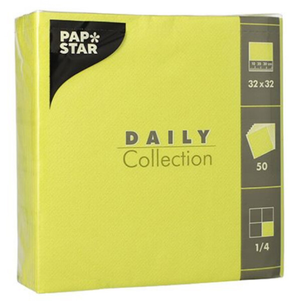PAPSTAR Lunch-Servietten, 320 x 320 mm, 3-lagig, champagner