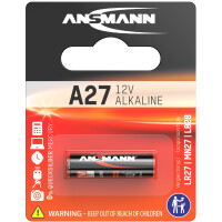 ANSMANN Alkaline Batterie A27, 12 Volt, 1er Blister
