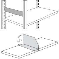 kerkmann Grund-Regal Progress 500, 6 Böden, (H)1.900 mm