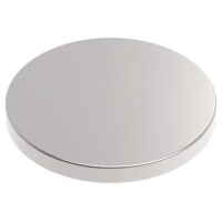 MAUL Neodym-Magnet selbstklebend, Durchmesser: 10 x (H)1 mm