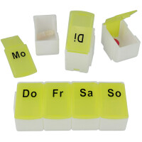 FIRST AID ONLY 7-Tage-Tablettenbox, Kunststoff,...