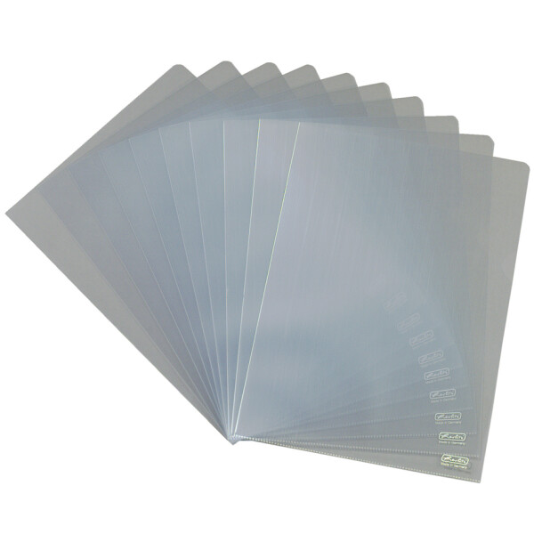herlitz Sichthülle, DIN A4, PP, glasklar, 0,11 mm