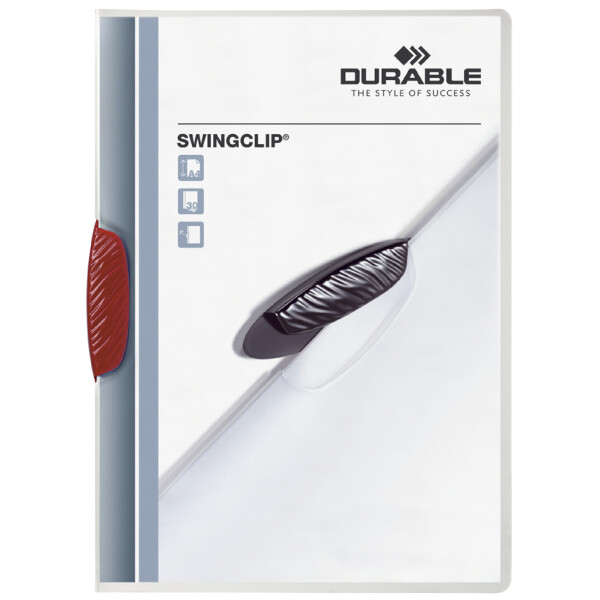 DURABLE Klemmhefter SWINGCLIP, DIN A4, Clip orange