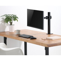 LogiLink Monitorarm, Armlänge: 199 mm, schwarz