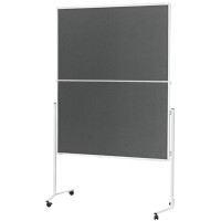 magnetoplan Moderationstafel, (B)1.200 x (H)1.500 mm, grau