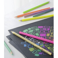 FABER-CASTELL Dreikant-Buntstift Colour GRIP, neongrün