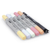 COPIC Marker ciao, 5+1 Set "Pastels"