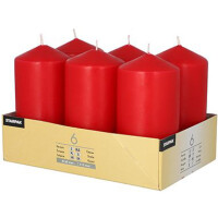 STARPAK Stumpenkerze, Durchmesser: 60 mm, bordeaux