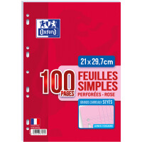Oxford Ringbucheinlagen, SEYES, Farbe: blau, 80 g