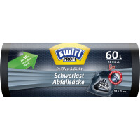 swirl Profi Schwerlast-Abfallsack, schwarz, 240 Liter