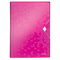 LEITZ Fächermappe WOW, A4, PP, 6 Fächer, gelb