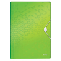 LEITZ Fächermappe WOW, A4, PP, 6 Fächer, gelb