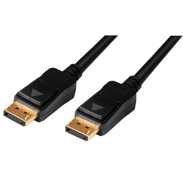 LogiLink Aktives DisplayPort Anschlusskabel, schwarz, 20 m