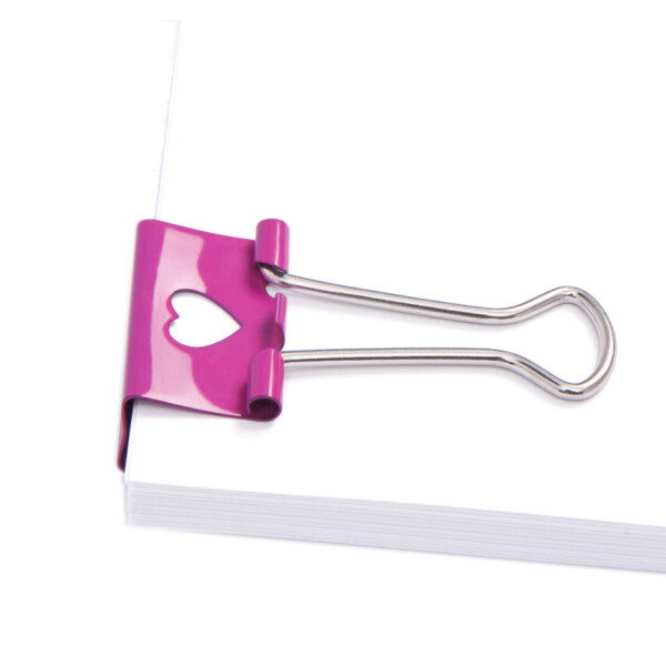 RAPESCO Foldback-Klammern, (B)32 mm, gelb, Emoji