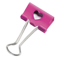 RAPESCO Foldback-Klammern, (B)32 mm, gelb, Emoji