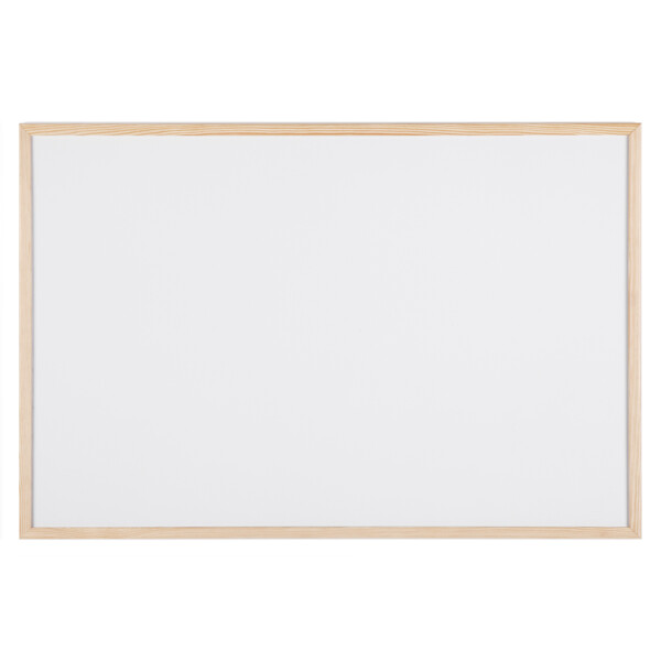 Bi-Office Weißwandtafel mit Holzrahmen, 600 x 400 mm
