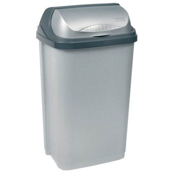 keeeper Abfallbeh&auml;lter "rasmus", 50 Liter, silber