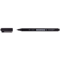 Kores Permanent-Marker "K MARKER FINE", M, schwarz