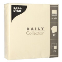 PAPSTAR Lunch-Servietten, 320 x 320 mm, 3-lagig, dunkelgrün