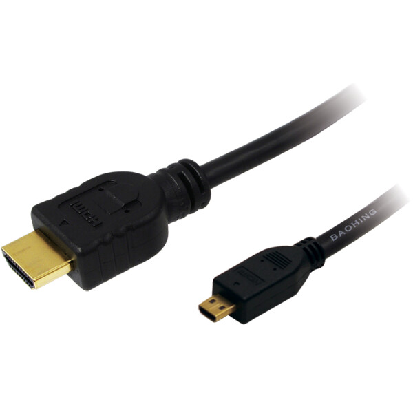 LogiLink HDMI Kabel, A-Stecker - D-Stecker Micro, 2,0 m