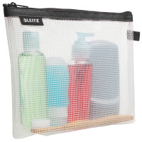 LEITZ Kosmetiktasche WOW Traveller, transparent pink