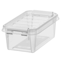 smartstore Aufbewahrungsbox CLASSIC 0,3 L, Clips: schwarz
